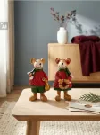 Sinsay - Kalėdinės pastatomos dekoracijos peliukų formos su dovanomis 2 pack - multicolor