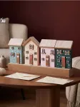 Sinsay - Pastatoma kalėdinė dekoracija namelių formos - multicolor
