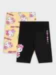 Sinsay - Medvilniniai dviratininko &scaron;ortai su spauda 2 pack Hello Kitty - multicolor