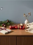Sinsay - Stikliniai kalėdiniai žaisliukai &scaron;uns kaulo ir dubenėlio su maistu formos 2 pack - multicolor