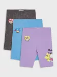 Sinsay - Medvilniniai dviratininko &scaron;ortai su spauda 3 pack Hello Kitty and Friends - multicolor