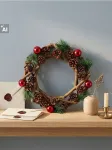 Sinsay - Kalėdinis vainikas su kankorėžiais ir žaisliukais - multicolor