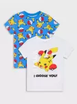Sinsay - Medvilniniai mar&scaron;kinėliai su Pok&eacute;mon spauda 2 pack - multicolor