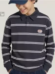 Sinsay - Oversize medvilninė polo palaidinė su juostelėmis - multicolor