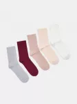 Sinsay - Kojinės su medvilne, 5 porų pakuotė - multicolor