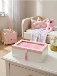 Sinsay - Papuo&scaron;alų dėžutė su skyreliais ir blizgučiais - multicolor