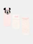 Sinsay - Kojinės su dekoratyvinėmis aplikacijomis, 3 porų pakuotė Minnie Mouse - multicolor