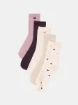 Sinsay - Kojinės su medvilne ir &scaron;irdelių motyvu 5 pack - multicolor
