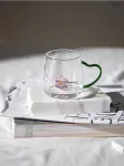 Sinsay - Stiklinis puodelis su 3D gėle - multicolor