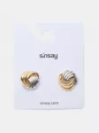 Sinsay - Eleganti&scaron;ki pintos tekstūros auskarai - multicolor