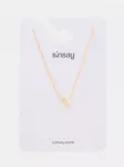 Sinsay - Auksinis karoliai su pakabuku - multicolor