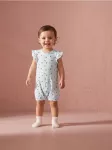 Sinsay - Viskozinis romperis su boružių ra&scaron;tu - multicolor