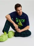 Sinsay - Dviejų dalių regular fit pižama su Kalėdiniu printu Grinch - multicolor