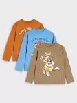 Sinsay - Medvilniniai mar&scaron;kiniai su spauda 3 pack PAW Patrol - multicolor
