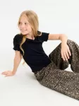 Sinsay - Wide leg džinsai su leopardų ra&scaron;tu - multicolor