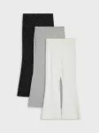 Sinsay - Medvilninės flare tipo tamprės 3 pack - multicolor