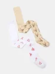 Sinsay - Pėdkelnės su medvilne ir metalizuotu siūlu 2 pack - multicolor