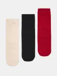Sinsay - Medvilninės kojinės su kaspinėliais, 3 porų pakuotė - multicolor