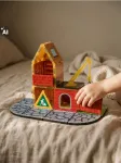 Sinsay - Magnetinės konstravimo kaladėlės su statybų motyvu - multicolor