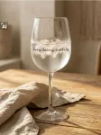 Sinsay - Stiklinė su užra&scaron;u - clear