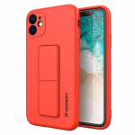Dėklas su stovu Wozinsky Kickstand Case skirtas Xiaomi Redmi 10X 4G / Note 9, raudonas