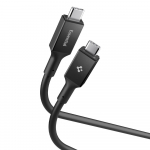 Spigen Essential EB24012CC USB-C į USB-C laidas 240W 120cm, juodas