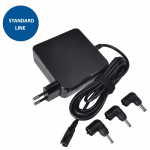Extra Digital ne&scaron;iojamųjų kompiuterių įkroviklis ASUS 65W (15-20V, 4A) su 3 adapteriais