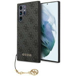 &bdquo;Guess 4G Charms&ldquo; dėklas, skirtas Samsung Galaxy S24 Ultra, juodas