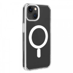 Dėklas Puro Lite Mag MagSafe skirtas iPhone 14 / 13, skaidrus