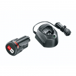 Bosch 12V Rinkinys: 1.5Ah Akumuliatorius + GAL 1210 CV Įkroviklis