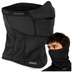 Ziener slidinėjimo ir dviračių balaklava Gore-Tex Windstopper, juoda, unisex