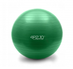 Gimnastikos kamuolys 4FIZJO Reh Ball 75 cm su pompa, žalias