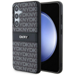 DKNY Mono Stripe & Metal Logo dėklas, skirtas Samsung Galaxy S24+, juodas