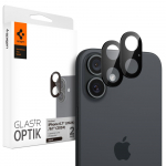 Spigen Optik Glas.Tr iPhone 16 / 16 Plus kameros apsauga (2 vnt.), juoda