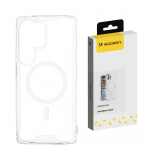 Wozinsky Samsung Galaxy S24 FE dėklas Clear Corner Case MagSafe, skaidrus