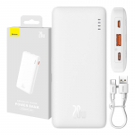 Baseus Airpow 10000mAh 20W i&scaron;orinė baterija, balta