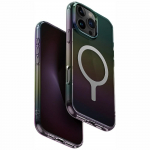 Telefono dėklas Uniq Iridescia Magclick skirtas iPhone 16 Pro Max, Midnight