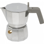 Alessi Moka DC06/1 espresso kavinukas, 1 puodelis, sidabrinis