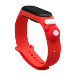 Dirželis Strap Xmas, skirtas Xiaomi Mi Band 3 / 4, Raudonas