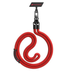 Universalus per petį ne&scaron;iojamas telefono dirželis Audi 120 cm x 10 mm, raudonas