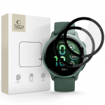 Tech-Protect Glass Flex+ hibridinis stiklas Garmin Vivoactive 6, 2 vnt., juodas