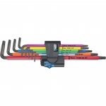Wera 967/9 TX XL Multicolour HF 1 L formos Torx raktų rinkinys, 9 vnt.
