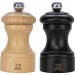 Peugeot Bistro pipirų ir druskos malūnėlių rinkinys, 10 cm, natūralus ir &scaron;okoladinis