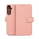Atverčiamasis dėklas TFO Smart Triangle telefonui Samsung Galaxy A16 4G / A16 5G / M16 5G, juodas ir rožinis