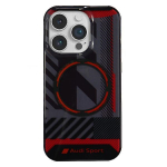 Dėklas Audi IML Sport MagSafe iPhone 14 Pro 6.1", juodas