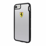 Dėklas Ferrari Racing Shockproof, skirtas iPhone 7 / 8 / SE 2020 / SE 2022, skaidrus