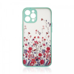 Telefono dėklas iPhone 12 Pro Design Case su gėlėmis, &scaron;viesiai mėlynas