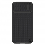 Nillkin Textured S Case iPhone 14 Plus dėklas su kameros dangteliu, juodas