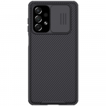Nillkin CamShield Pro dėklas telefonui Samsung Galaxy A73 su kameros dangteliu, juodas
