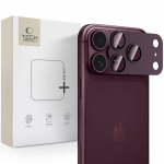 Tech-Protect Camfull Fit+ kameros apsauginis stiklas iPhone 18 Pro, bordo
